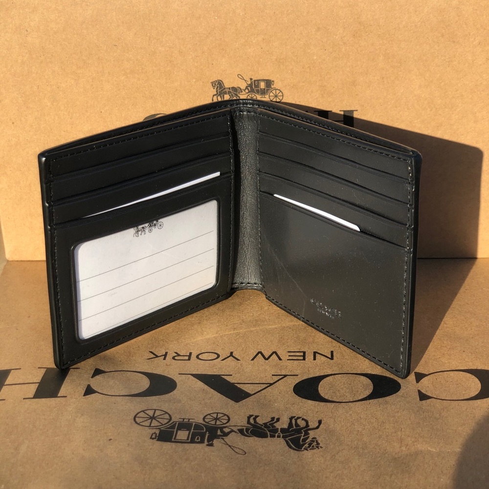▫️Coach Signature Coated Men’s Wallet ▫️ - Picture 5 of 6